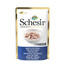 SCHESIR Nassfutter Thunfisch mit Seebarsch in Gelee für Katzen 6x85 g