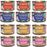 SCHESIR Nassfutter Mix Geschmacks mit Thunfisch für Katzen 12x85g (4 Geschmacks)