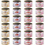 SUPER RAFI Mini Nassfutter Mix 4 Geschmacks für adulte kleine Hunderassen 24x185g