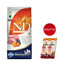 FARMINA N&D Pumpkin lamb&blueberry Adult Medium Maxi 12 kg + Snacks Dental Treat Chicken Pomegranate Medium/Maxi 2x100 g GRATIS!