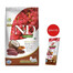 FARMINA N&D Quinoa Dog Skin&Coat Adult Mini venison, coconut 2.5 kg + Snack Dental Treat Skin Coat Venison Mini 60 g GRATIS!