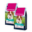 EUKANUBA Adult Small Medium Breeds Salmon Barlej Trockenfutter mit Lachs und Gerste für S und M Hunde 2x12 kg