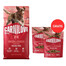 CARNILOVE Active Trockenfutter Wild, Rentier und Wildschwein für adulte Hunde getreidefrei 12 kg + Jerky Turkey with Venision 2x100g