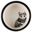 TRIXIE Keramiknapf mit Katzenmotiv 0.3 l