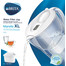 BRITA fill&enjoy Marella XL MAXTRA 3.5l  weiss + Tischwasserfilter