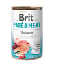 BRIT Pate&Meat salmon 400 g Lachspastete für Hunde