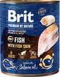 BRIT Premium by Nature Fish&Fish Skin 800 g Fisch und Fischhaut natürliches Hundefutter