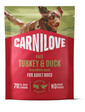 CARNILOVE Nassfutter Pastete mit Truthahn und Ente für adulte Hunde getreidefrei 300g