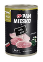 PAN MIĘSKO Nassfutter mit Pute, Gans und Kamille für adulte Katzen hypoallergen 400 g