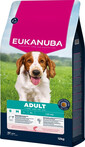 EUKANUBA Adult Small Medium Breeds Salmon Barlej Trockenfutter mit Lachs und Gerste für S und M Hunde 12 kg