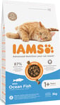 IAMS for Vitality mit Meeresfischen für ausgewachsene Katzen 3 kg