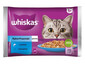 WHISKAS Fischdelikatessen mit Lachs und Thunfisch in Gelee 4x85g