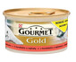 GOURMET Gold Savoury Cake Nassfutter mit Rindfleisch und Tomaten für Katzen 85 g