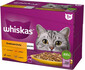 WHISKAS Huhn, Ente, Geflügel, Pute in Gelee 12x85g