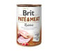 BRIT Pate&Meat rabbit 400 g Kaninchenpastete für Hunde