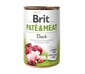 BRIT Pate&Meat duck 400 g Entenpastete für Hunde