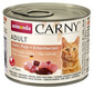 ANIMONDA Carny Adult HUHN, PUTE + ENTENHERZEN 200 g