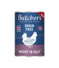 BUTCHER'S Originalrezept in Gelee, Hundefutter, Stücke mit Huhn in Gelee, 400g